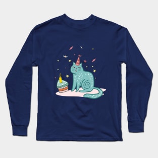 Sad cat Long Sleeve T-Shirt